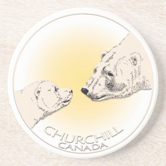 Churchill Canada Souvenir Untersetzer Churchill Ge (Vorne)