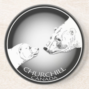 Churchill Canada Souvenir Untersetzer Churchill Ge