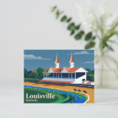 Churchill Downs Kentucky Postkarte (Stehend Vorderseite)