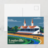 Churchill Downs Kentucky Postkarte (Vorne/Hinten)