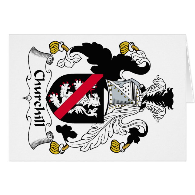 Churchill Familienwappen (Vorderseite (Horizontal))