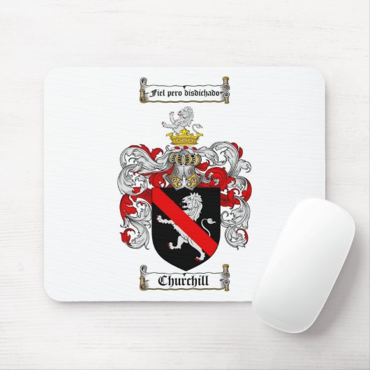 CHURCHILL FAMILIENWAPPEN - CHURCHILL WAPPEN MOUSEPAD (Mit Mouse)