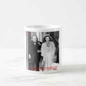 Churchill & Famous Marriage Quote Kaffeetasse (Mittel)