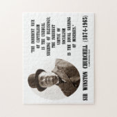 Churchill inhärenter Laster des Kapitalismus Puzzle (Vertikal)