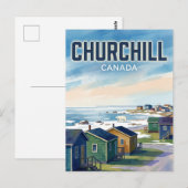 Churchill Kanada Postkarte (Vorne/Hinten)