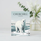 Churchill Kanada Postkarte (Stehend Vorderseite)