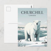 Churchill Kanada Postkarte (Vorne/Hinten)