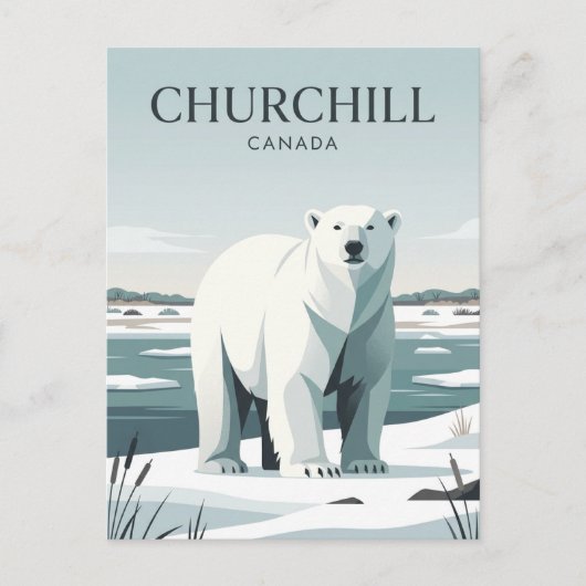 Churchill Kanada Postkarte (Vorderseite)
