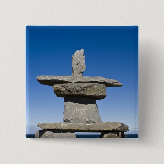 Churchill, Manitoba. Inukshuk Button (Vorderseite)