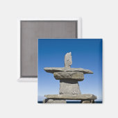 Churchill, Manitoba. Inukshuk Magnet (Vorderseite/Rückseite)