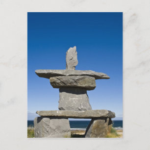 Churchill, Manitoba. Inukshuk Postkarte