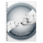 Churchill Polar Bären Notebook Bären Art Journal Notizblock (Vorderseite)