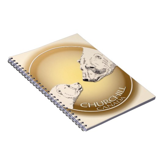 Churchill Polar Bären Notebook Bären Art Journal Notizblock (Rechte Seite)