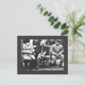 Churchill, Roosavelt & Stalin - In Jalta Postkarte (Stehend Vorderseite)