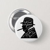 Churchill runder Knopf Button (Vorne & Hinten)