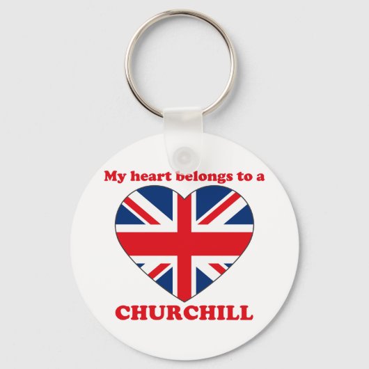 Churchill Schlüsselanhänger (Vorderseite)
