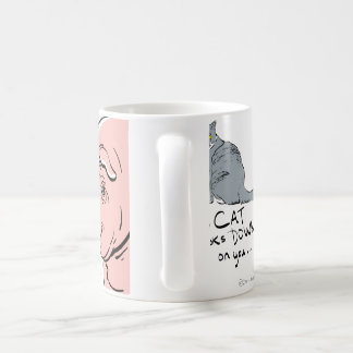 Churchill Schwein-Zitat Kaffeetasse