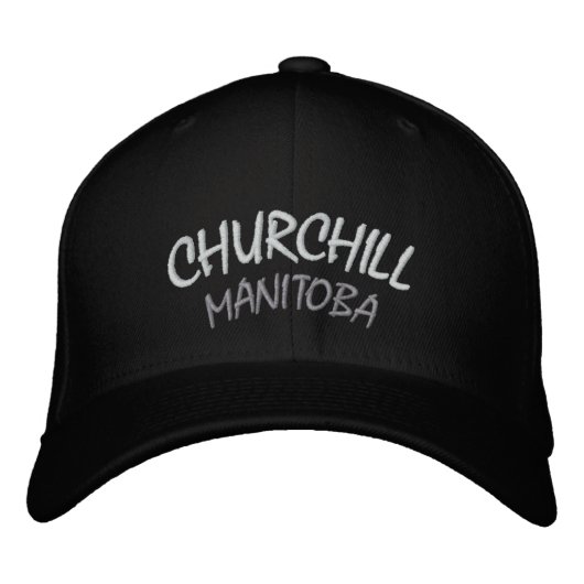 Churchill Souvenir Baseball Cap bestickte Cap Kappe (Vorderseite)