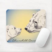 Churchill Souvenir Mousepad Polar Bären Kunstgewer (Mit Mouse)