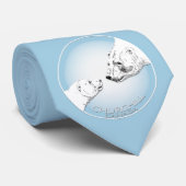 Churchill Souvenir Necktie Polar Bären Krawatte (Gerollt)