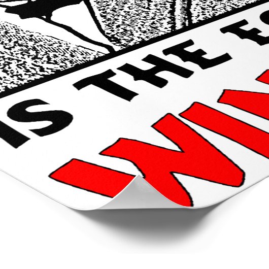 Churchill: Sozialismus ist Elend! Poster (Ecke)