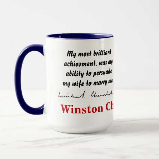 CHURCHILL TASSE (Links)