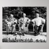 Churchill, Truman und Stalin - Potsdam - 1945 Poster (Vorne)