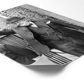 Churchill V sign Poster (Ecke)