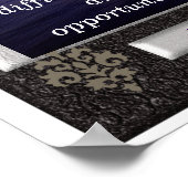 Churchill Zitat - Poster (Ecke)