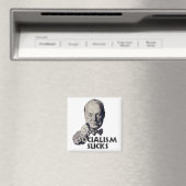 Churchill Zitat: Sozialismus Sind zum Kotzen! Magnet (In Situ (Geschirrspüler))