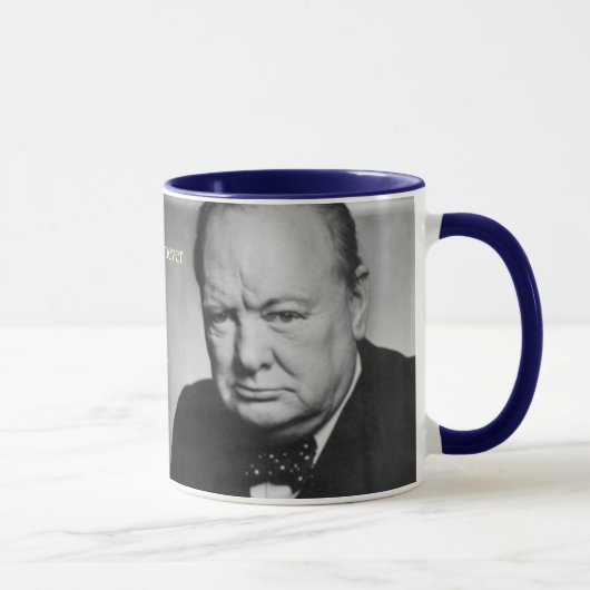 churchill Zitat Tasse (Rechts)