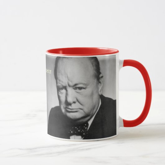 churchill Zitat Tasse (Rechts)