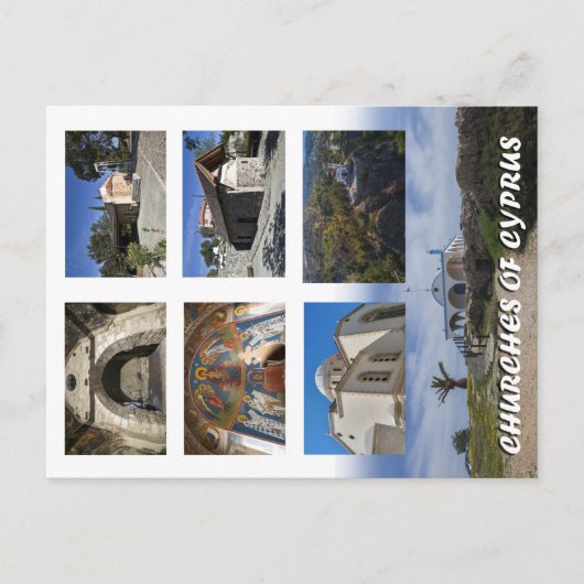 Churhes of Cyprus Postkarte (Vorderseite)