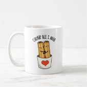 Churr All I Need Funny Churros Pub Kaffeetasse (Links)