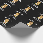 Churr up alles wird okay lustige Churros Pub Geschenkpapier (Ecke)