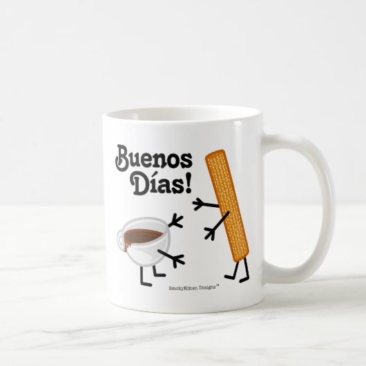 Churro & Chocolate - Buenos Dias! Kaffeetasse (Rechts)