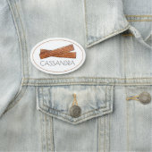 Churro Fried Teig Konditorei Koch Bäckerei Spanisc Namensschild (Beispiel)