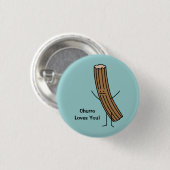 Churro Lieben Sie! Button (Vorne & Hinten)