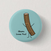 Churro Lieben Sie! Button (Vorderseite)
