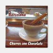 Churros con Chocolate, Barcelona Magnet (Vorne)