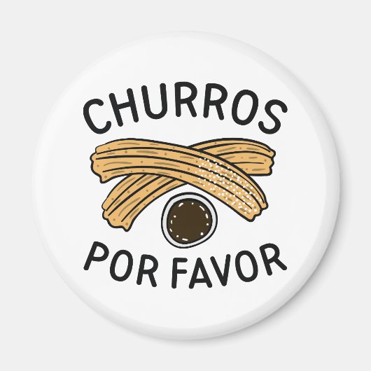 Churros Por Favor Magnet (Vorne)