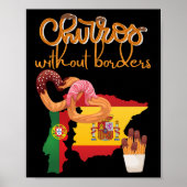 Churros Snack ohne Grenzen Poster (Vorne)