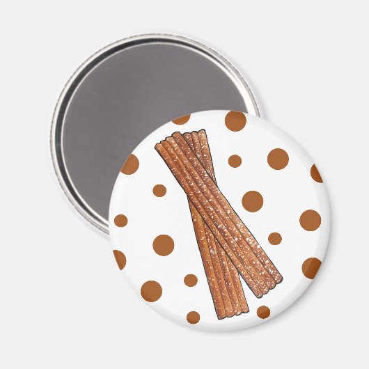 CHURROS Spanisch Magnet (Vorderseite/Rückseite)