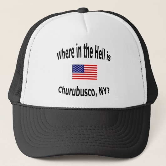 Churubusco Hut Truckerkappe (Vorderseite)
