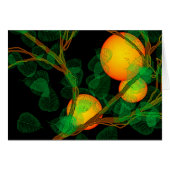 Chuseok Korean Harvest Festival mit Orangen (Vorderseite (Horizontal))