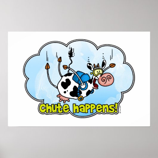 Chute passiert kleines Poster (Vorne)