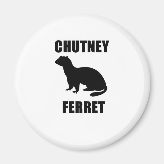 Chutney Ferret Magnet (Vorne)