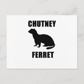 Chutney Ferret Postkarte