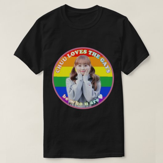 CHUU LIEBEN DER GAYS-Aufkleber.pnn T-Shirt (Design vorne)