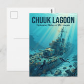 Chuuk-Lagune Föderierte Staaten von Mikronesien Postkarte (Vorne/Hinten)